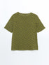 LC Waikiki Crew Neck Patterned Women's Blouse